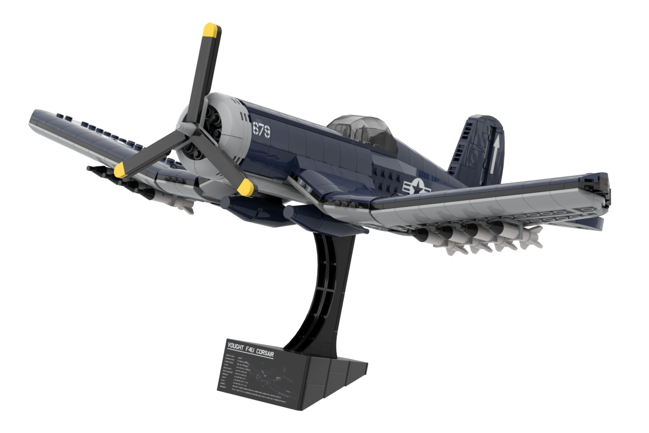 COBI Avion Vought F4U Corsair en briques 